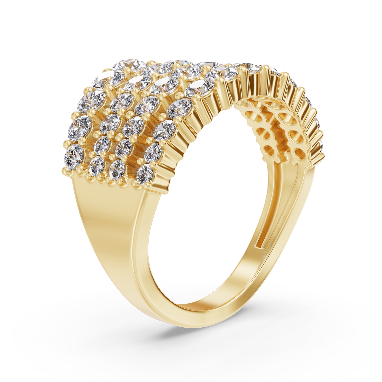 The Continuum Ring in Gold