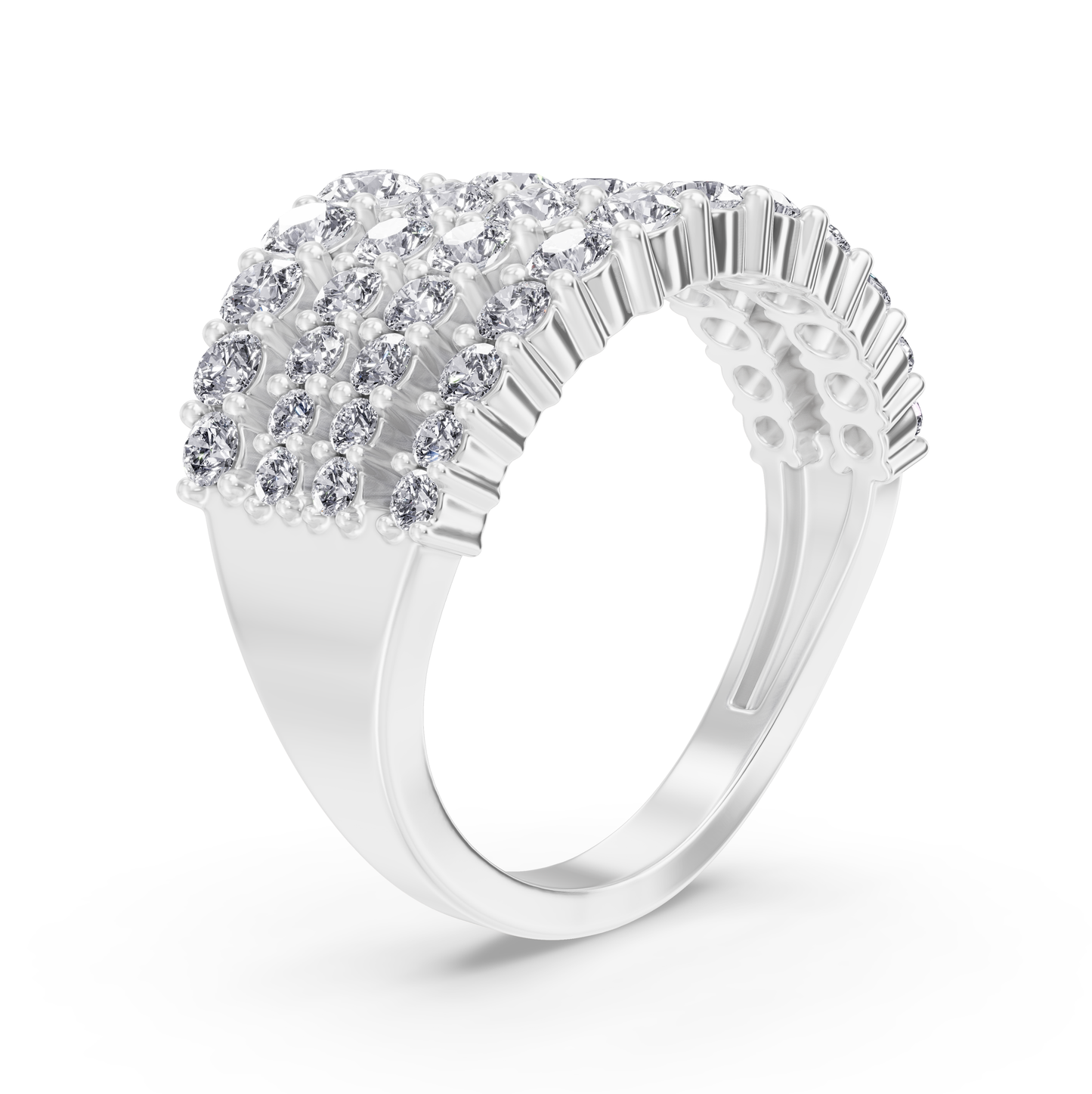 The Continuum Ring in White Gold