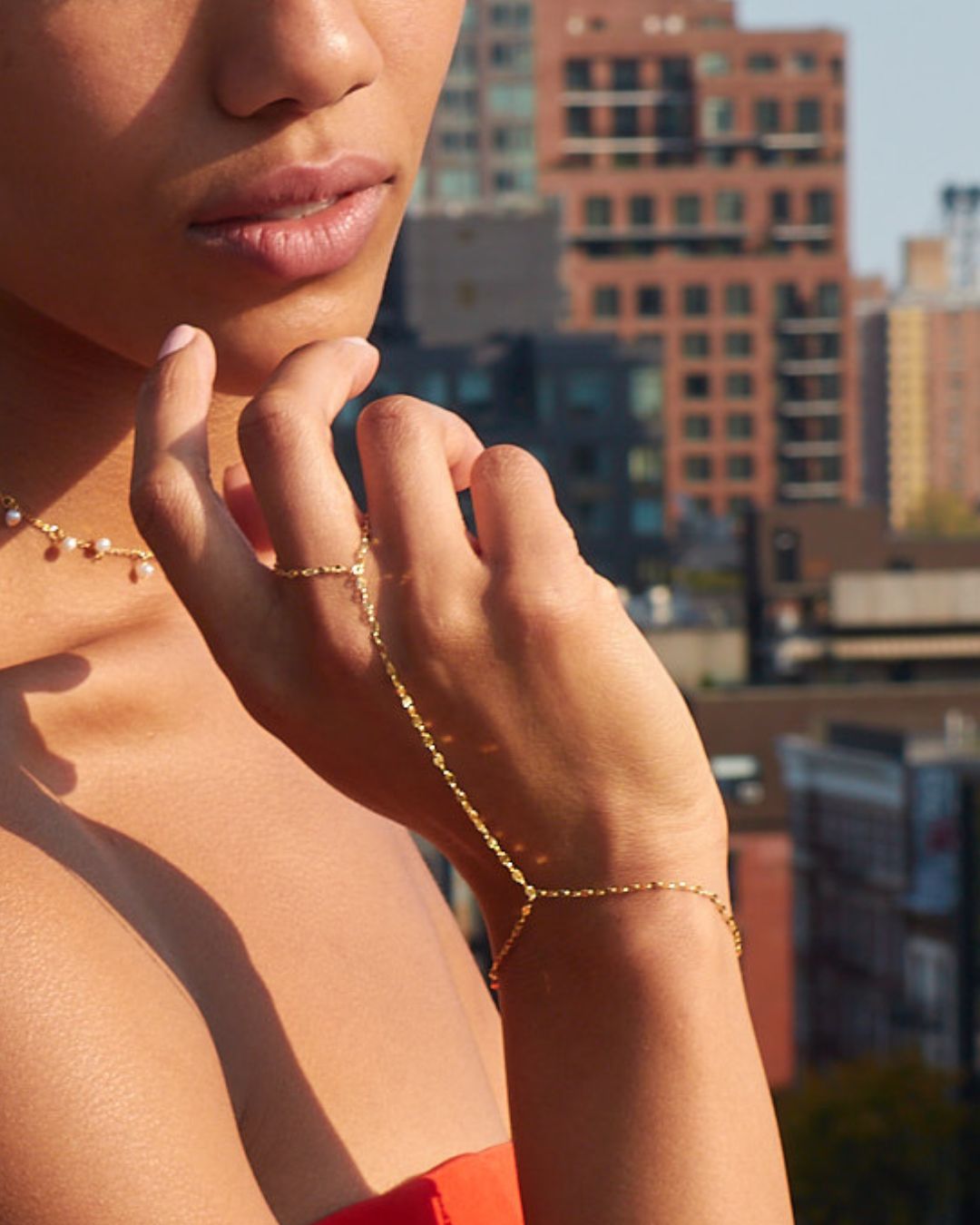 Feather Hand Chain