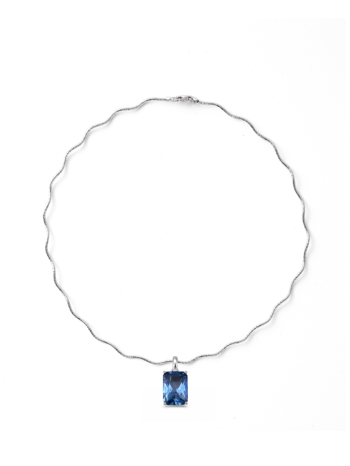 Canary Sculptural Necklace with Statement Stone Pendant