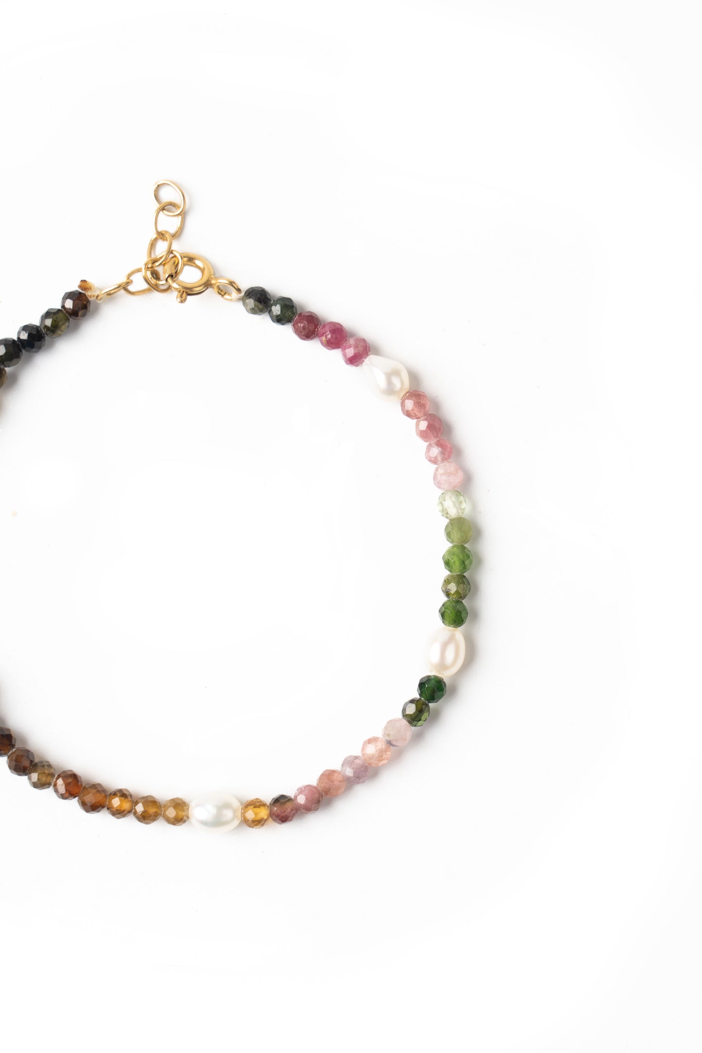 Multi Renaissance Mosaic Gold Vermeil Bracelet