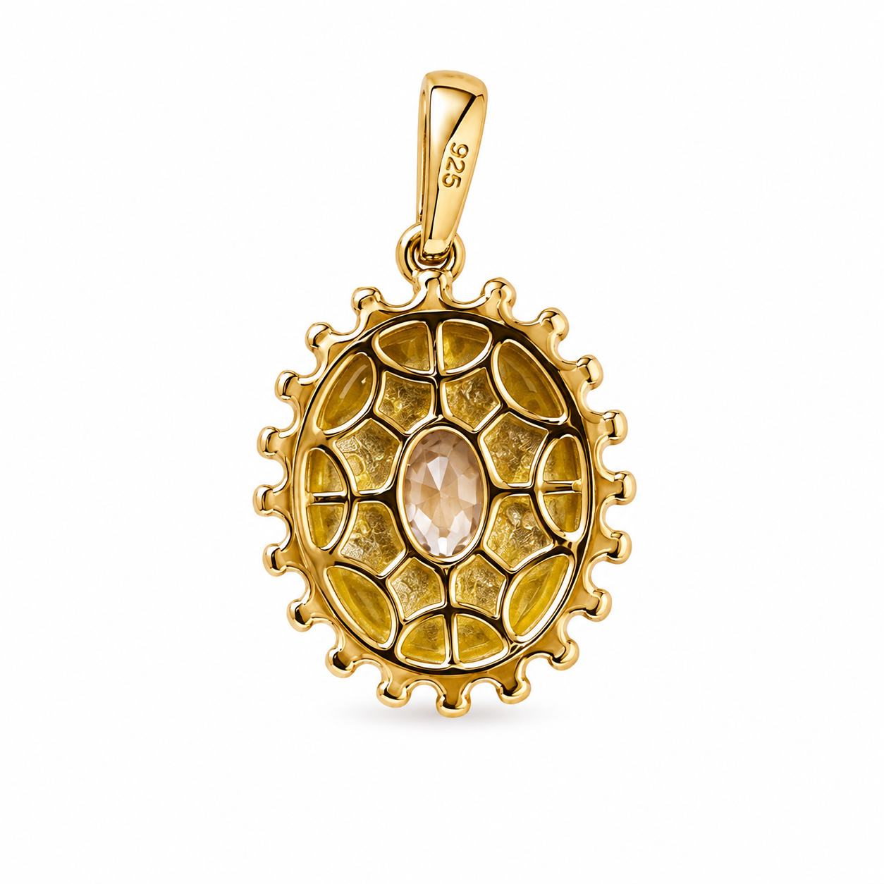 Detailed Pendant on Chain