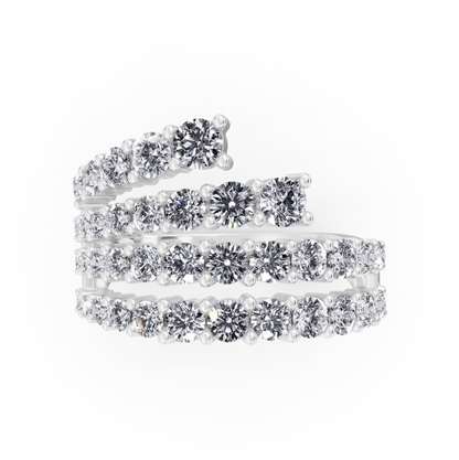 The Continuum Ring  in White Gold