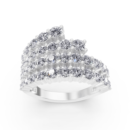 The Continuum Ring  in White Gold