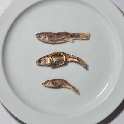 Grelda Ear Cuff With Scatter Bezel Diamond Detail Gold