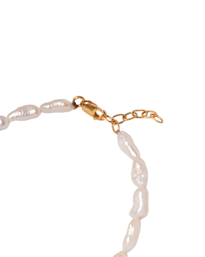 Rice Pearl Gold Vermeil Bracelet