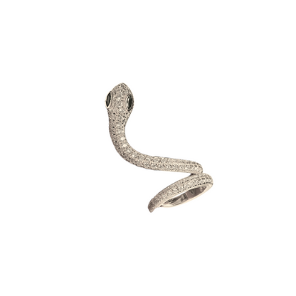 Serpent Ear Climber in Sterling Silver