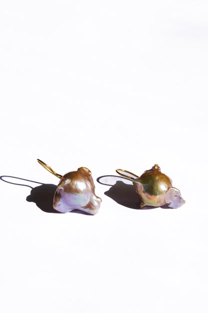 ROSALIND RENAISSANCE BAROQUE PEARL EARRINGS