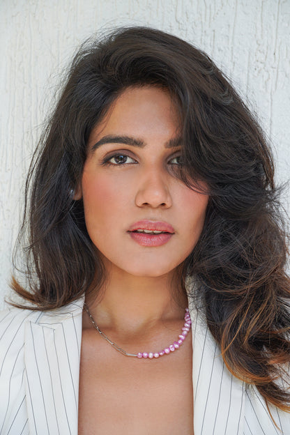 Verona Velvet Pearl Necklace