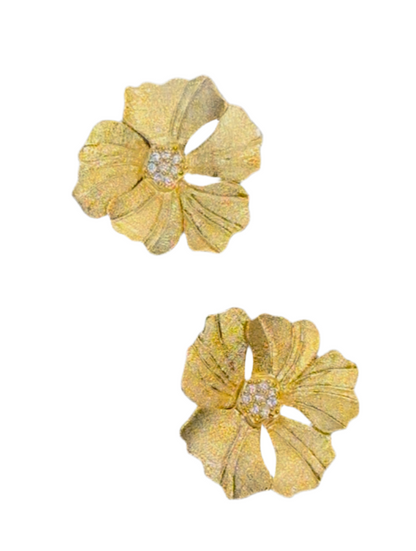 Handmade Brushed Statement Earrings