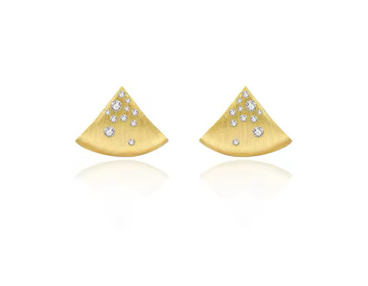 Watermelon Gold Studs