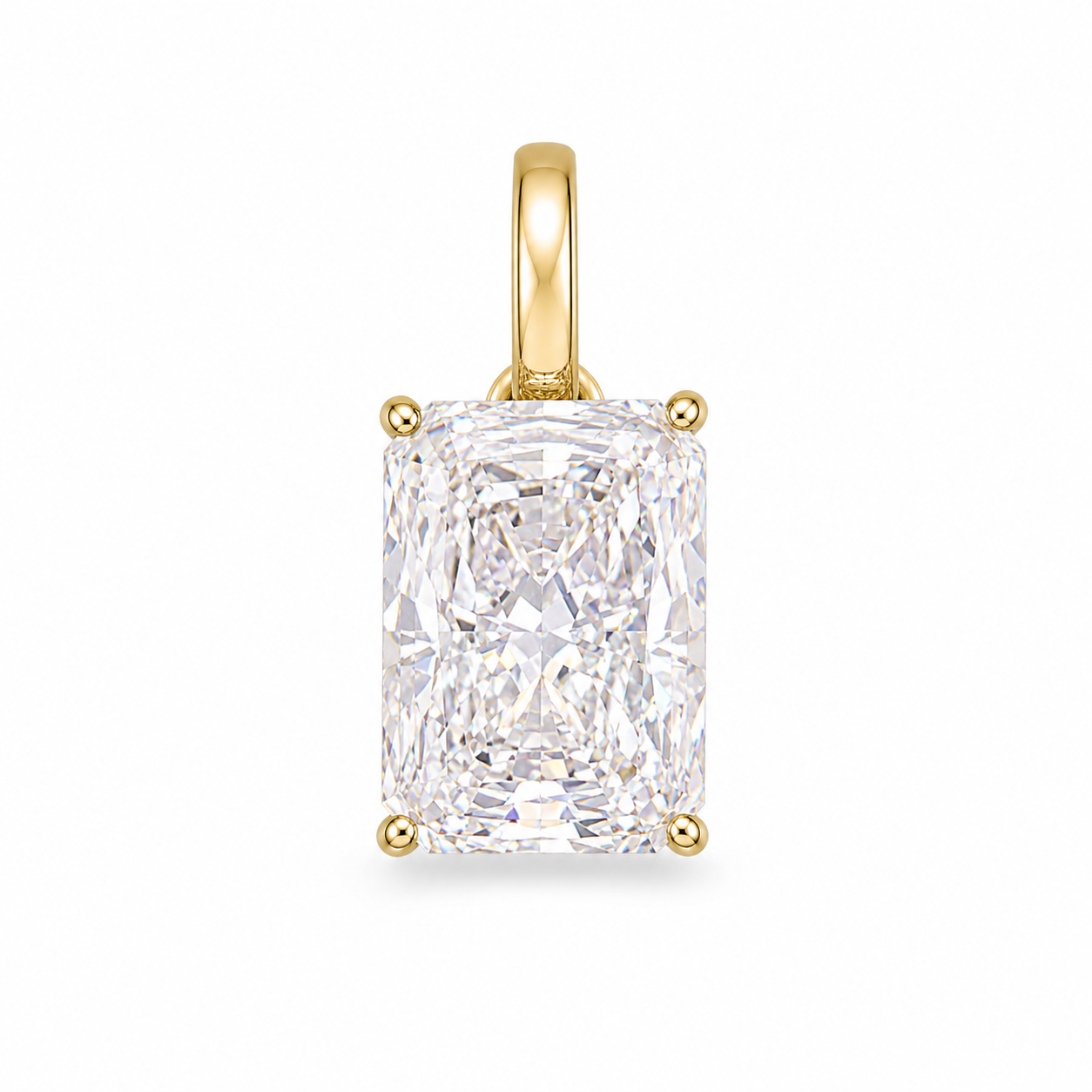 Interchangeable Emerald-Cut Collar Necklace