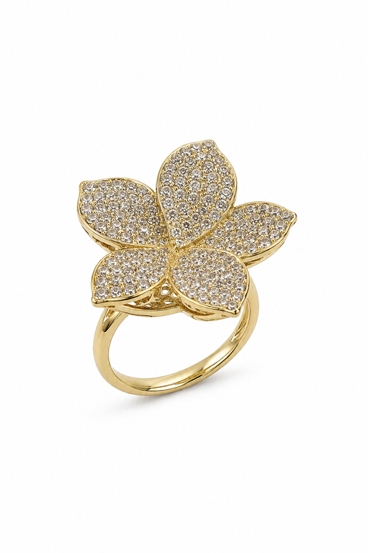 Pavé Bloom Cocktail Ring