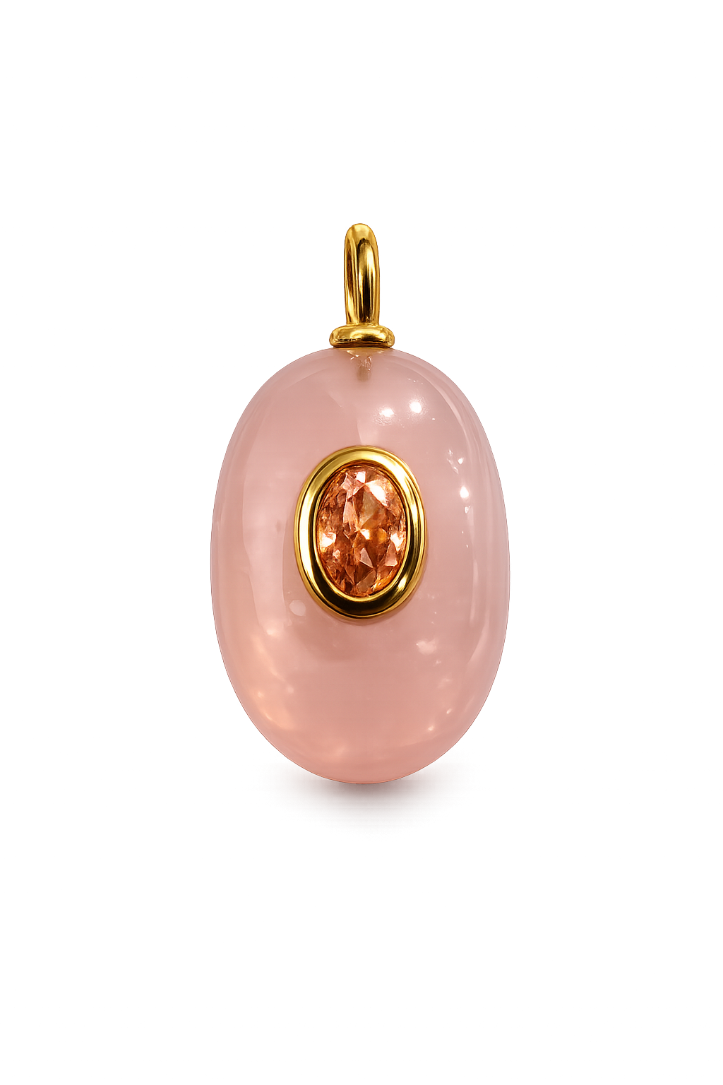 Rose Quartz Pendant Charm