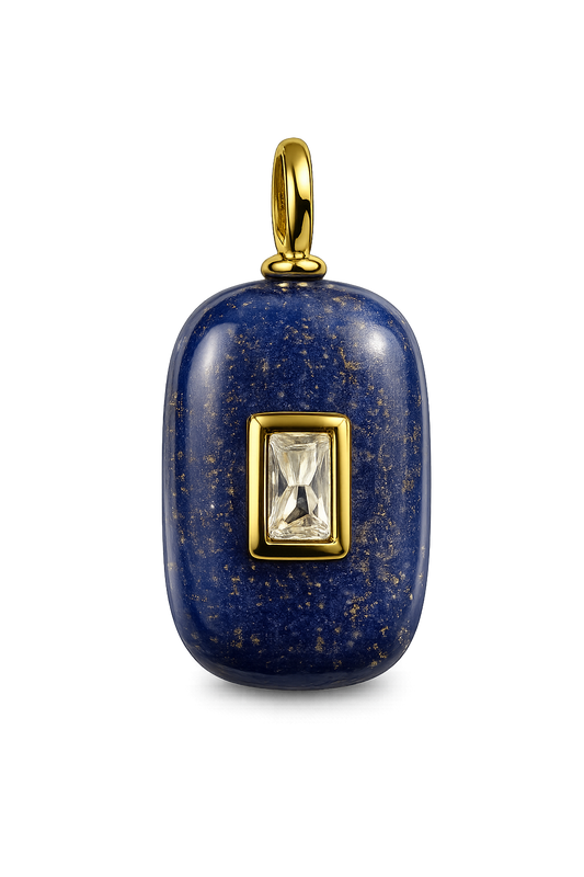 Handmade Lapiz Pendant