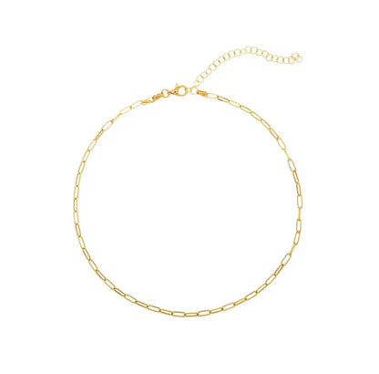 Alex Classic Paperclip Choker Necklace