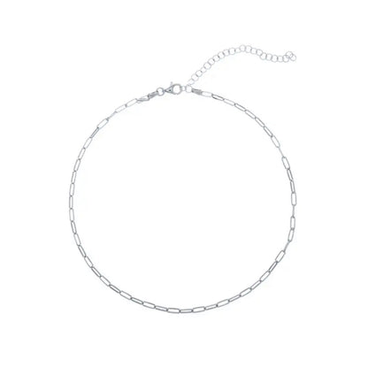 Alex Classic Paperclip Choker Necklace